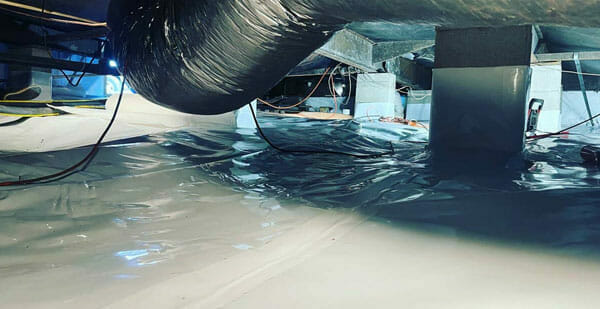 Crawlspace waterproofing in Beaufort NC